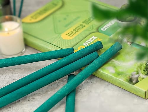 Miniatura 8 de SCENTORINI Varillas de incienso de citronela, bobinas de citronela para acampar al aire libre, patio, porches, 12 inciensos crudos con 48 bobinas