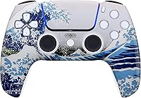 Vista 14 de Custom Wireless Controller Compatible with PS5 - Multiple Designs Available (Gold Chrome)