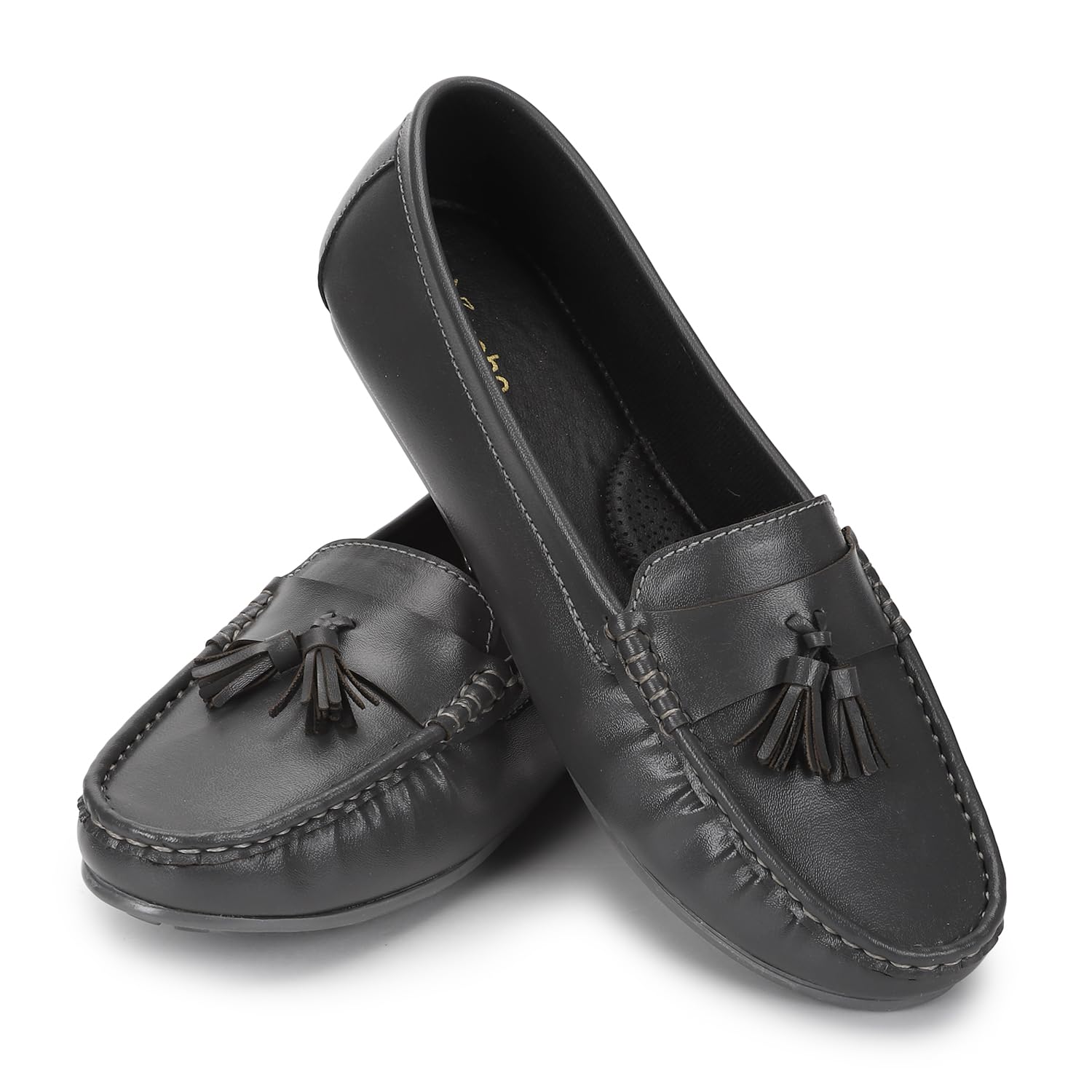 YOHO Bliss Comfortable Slip On Formal Loafer for Women | Stylish Fashion Moccasins Range | Cushioned Footbed Finish | Flexible | Style & All-Purpose Light Grey (B0CCD99B8B) Amazon Price History, Amazon Price Tracker