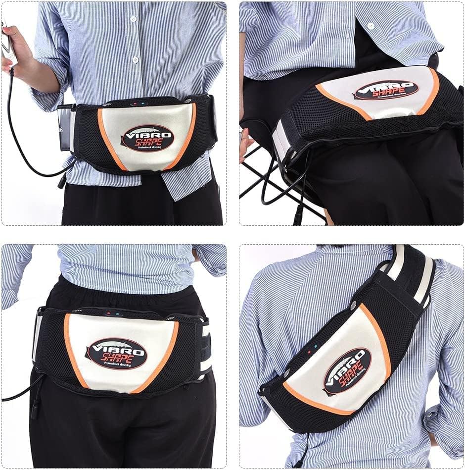 Image of Electric Slimming Belt for Weight Loss, Vibrating Heating Massage machine for weight lossbelly fat burner for men & Women,bitrontix belly body shaper Waist Trimmer, Body Pain Relief