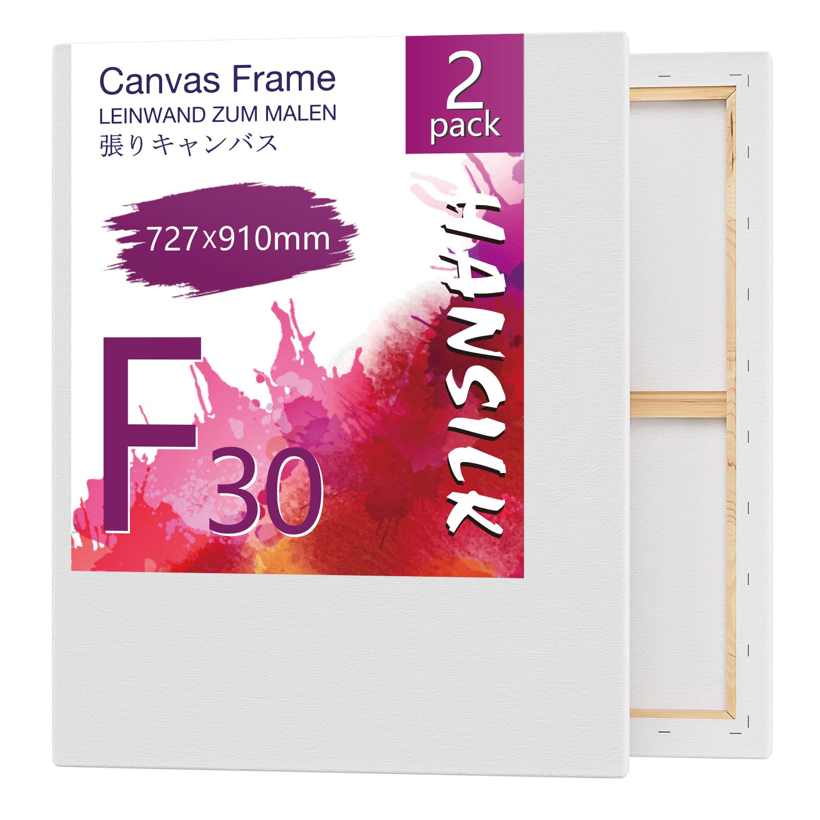 張りキャンバス F30号２枚セット Amazon.co.jp: キャンバス 張りキャンバス F30 2枚 (910mmx727mm*2枚