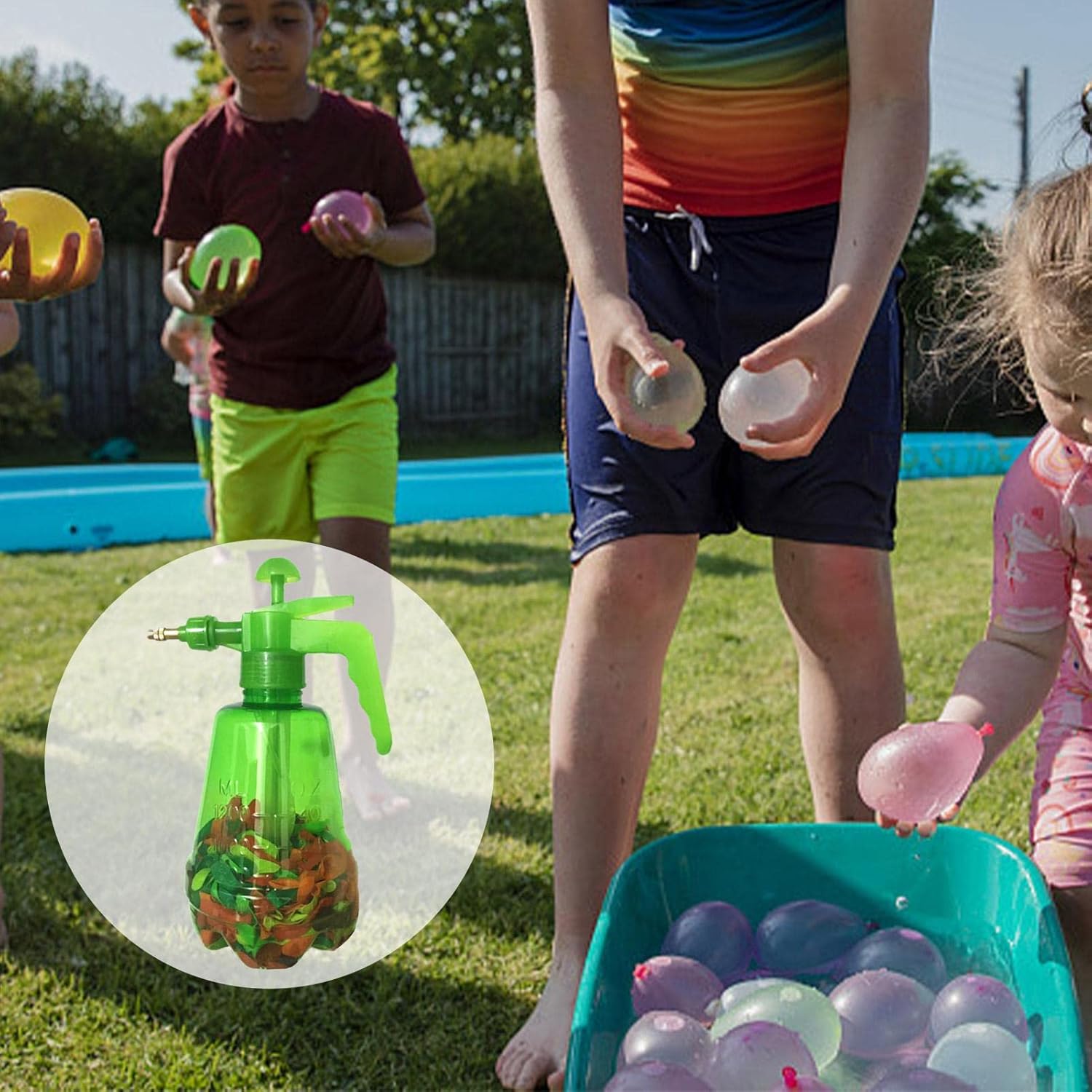 Surd 空気入れ 水ポンプ 水球 水コンプレッサー スマートポンプ バルーン 水風船 水爆弾 モバイル水ポンプ 大量 水ふうせん 一気に 作れる 快速充填 小型水ポンプ 涼感 冷感 ひんやり 省スペース 暑さ対策 熱中症対策 海水浴 日光浴 水遊び 暑い夏の水遊び 売れ筋商品