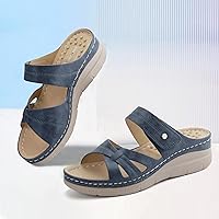 Vista 3 de Ortho + Rest Sandalias ortopédicas cómodas para mujer, sandalias ortopédicas para caminar con soporte de arco