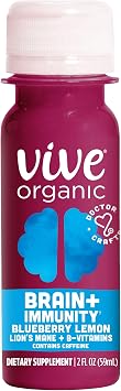 Vive Organic Organic Brain Plus Immunity Shot SGL, 2 FZ