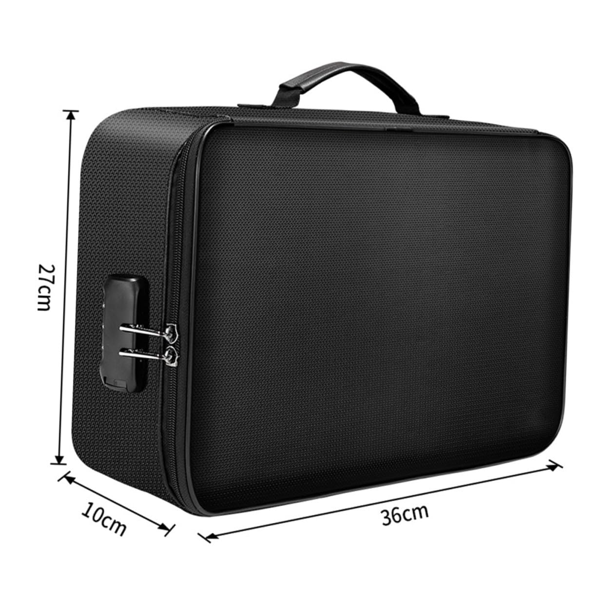 Borsa Porta Documenti Ignifuga Resistente al Calore e Agli Urti con Ampia Capacità per Passaporti Certificati e Oggetti di Valore per Ufficio e Viaggi