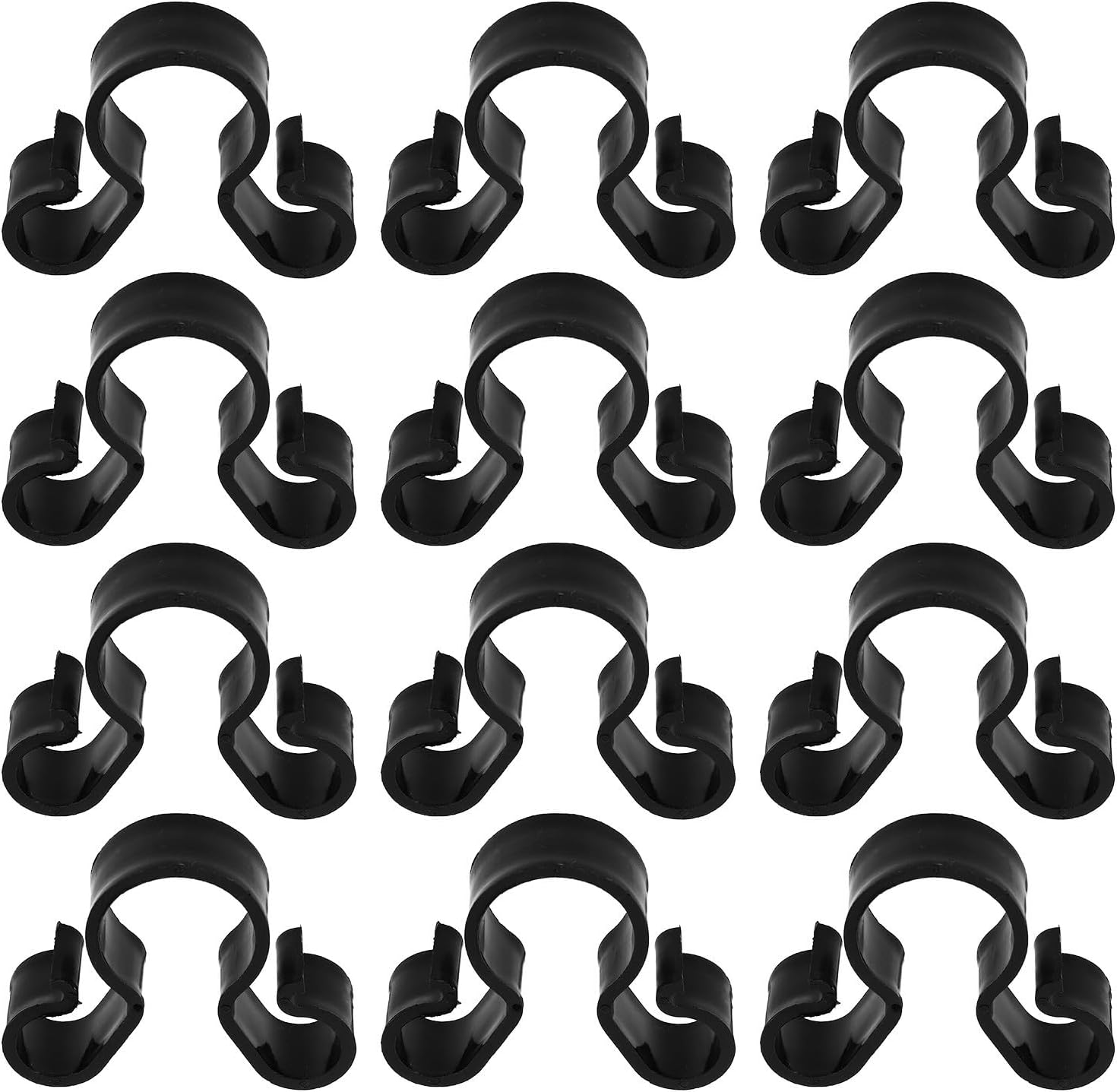 12pcs Reusable Plastic Birthday Cake Candle Clip for Wine Bottles