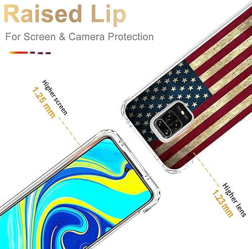 Miniatura 2 de Funda para Redmi Note 9 ProNote 9SRedmi Note 9 Pro MaxPoco M2 Pro con protector de pantalla de vidrio templado, cubierta protectora de cuerpo
