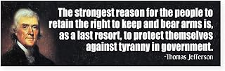 CafePress Thomas Jefferson Quote Sticker (Bumper) 10"x3" Rectangle Vinyl Bumper Sticker Car Decal