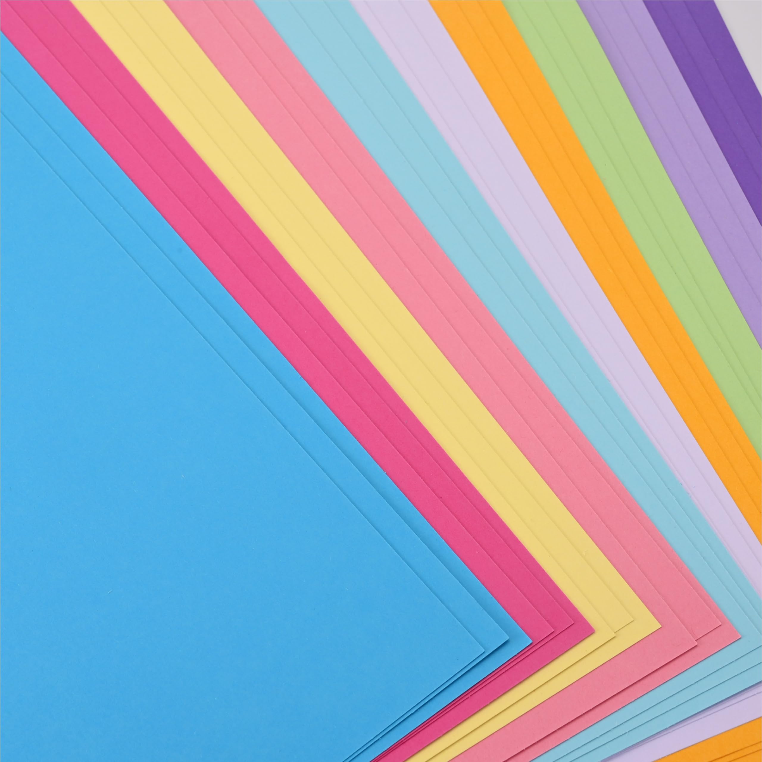 50 Sheets Of Pastel Paper 220 G/m² With 10 Different Mint Colours – Paper For Craft And Design – Craft Paper