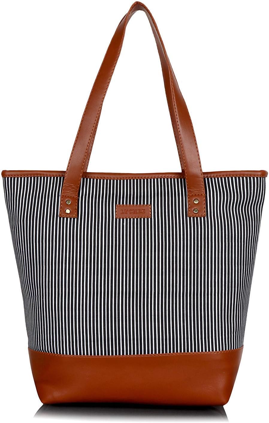Women Canvas Print Blue Tote Bag
