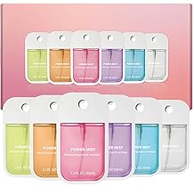 6 Pcs Hand Sanitizer Spray, Portable Power Mist Hydrating Hand Sanitizers Spray for Adults and Kids, 7.8 FL. OZ. Travel Size, 5 Scents