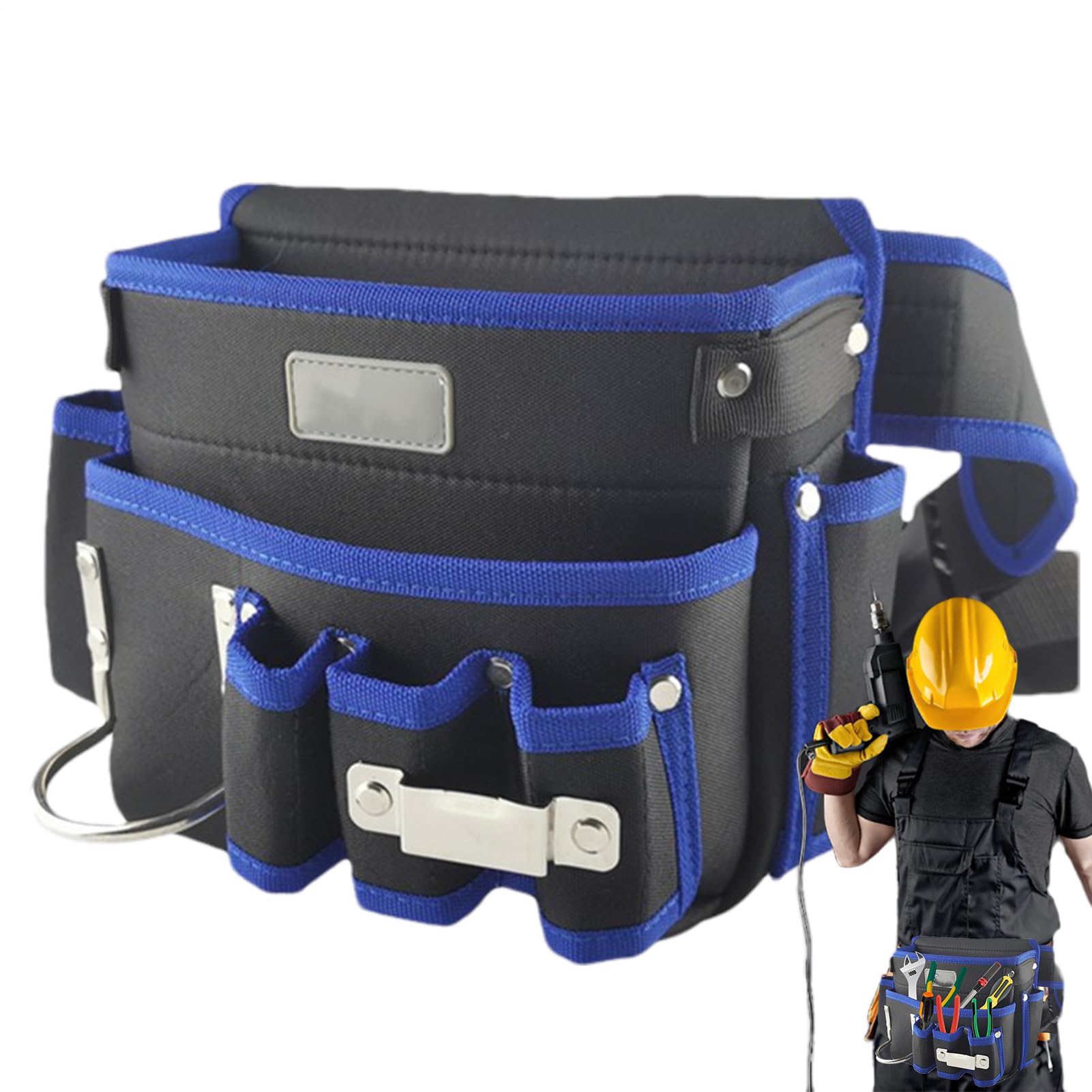 Sac de ceinture pour outils de jardinage et électricien en tissu Oxford ajustable
