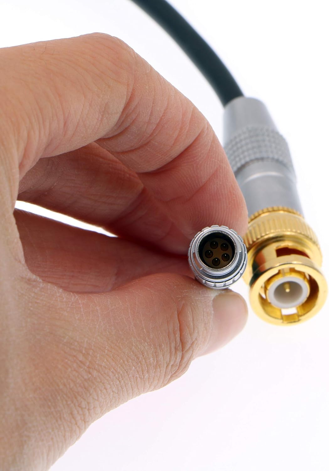 Uonecn Time Code TC Cable BNC Male to 0B 5 Pin Plug Cable for ARRI Alexa Sound Devices