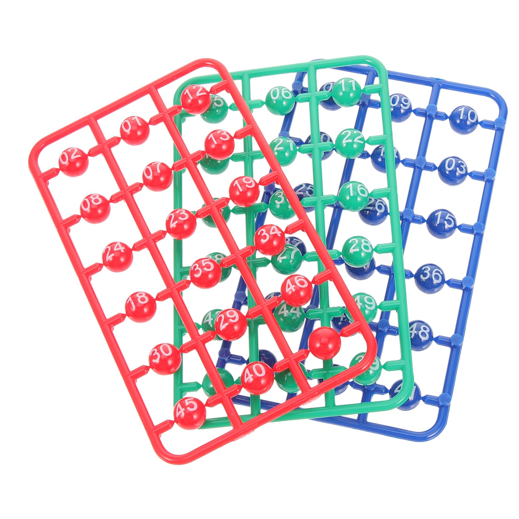 BRIGHTFUFU Balls Bingo Party Decorations 49pcs Raffle Balls Bright Design for Holiday Games