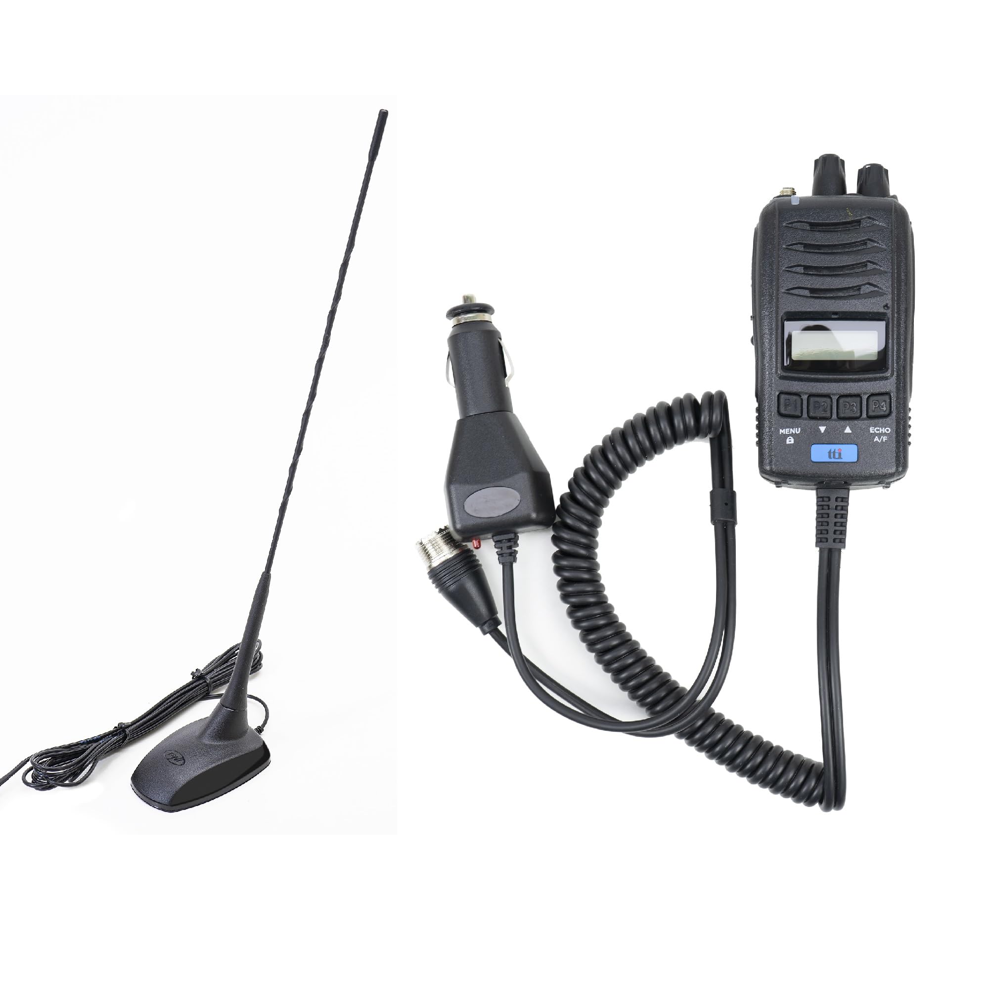 CB TTi TCB-H100 Kit Station de Radio + antenne CB PNI Extra 48