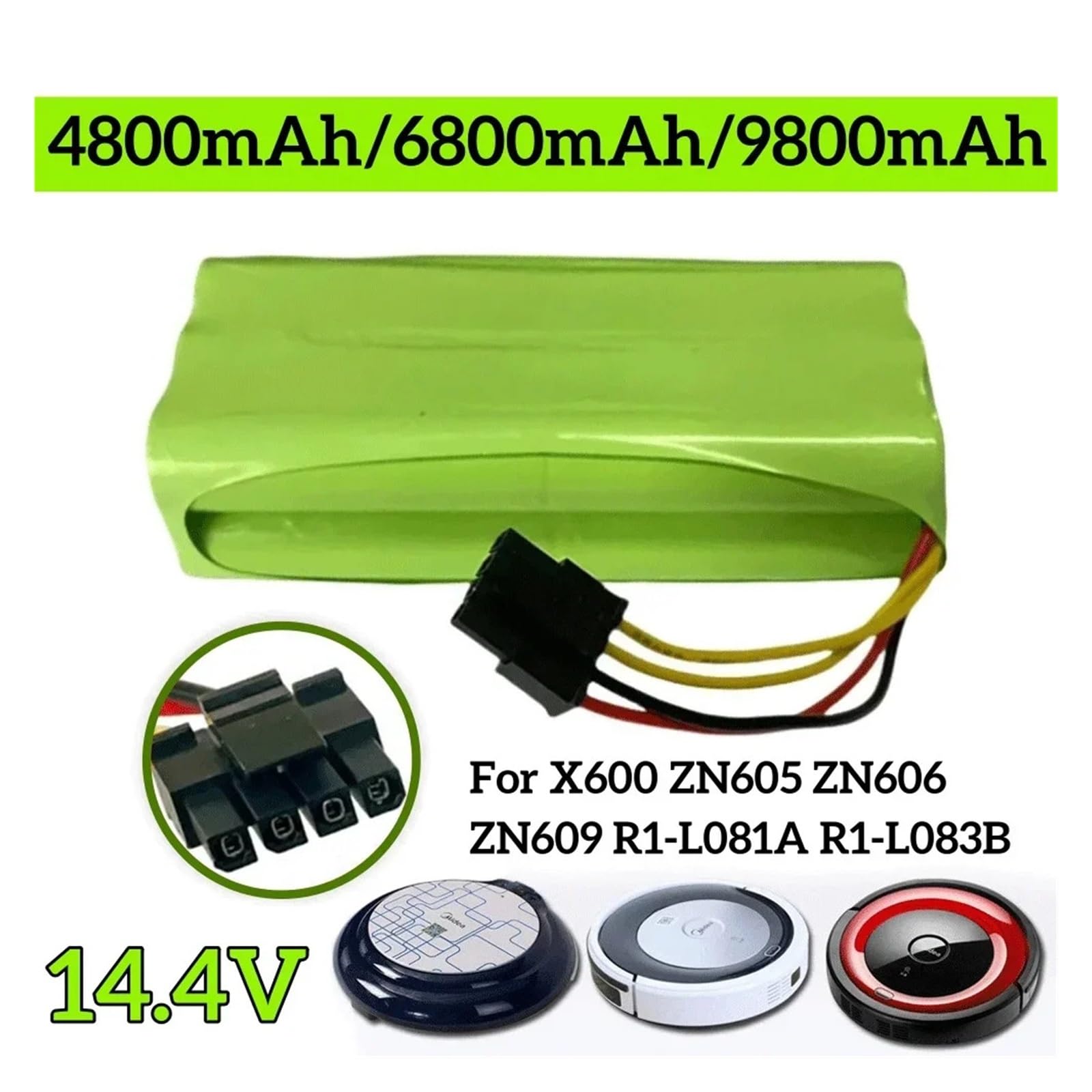 Batería De Robot De 14,4 V De Capacidad Múltiple Compatible Con Ursus