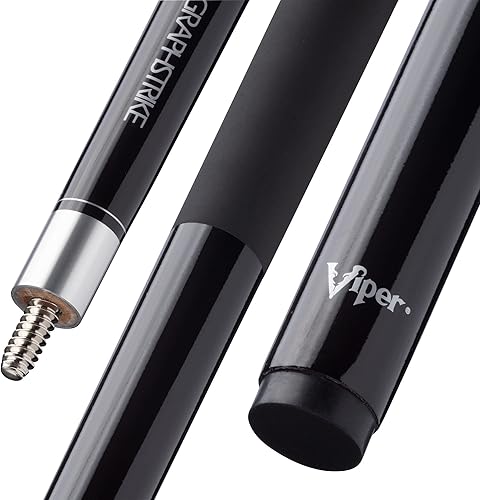 Viper Graphstrike 58 taco de billarpool compuesto de grafito y fibra de vidrio 2 unidades Black, Blue, Maroon