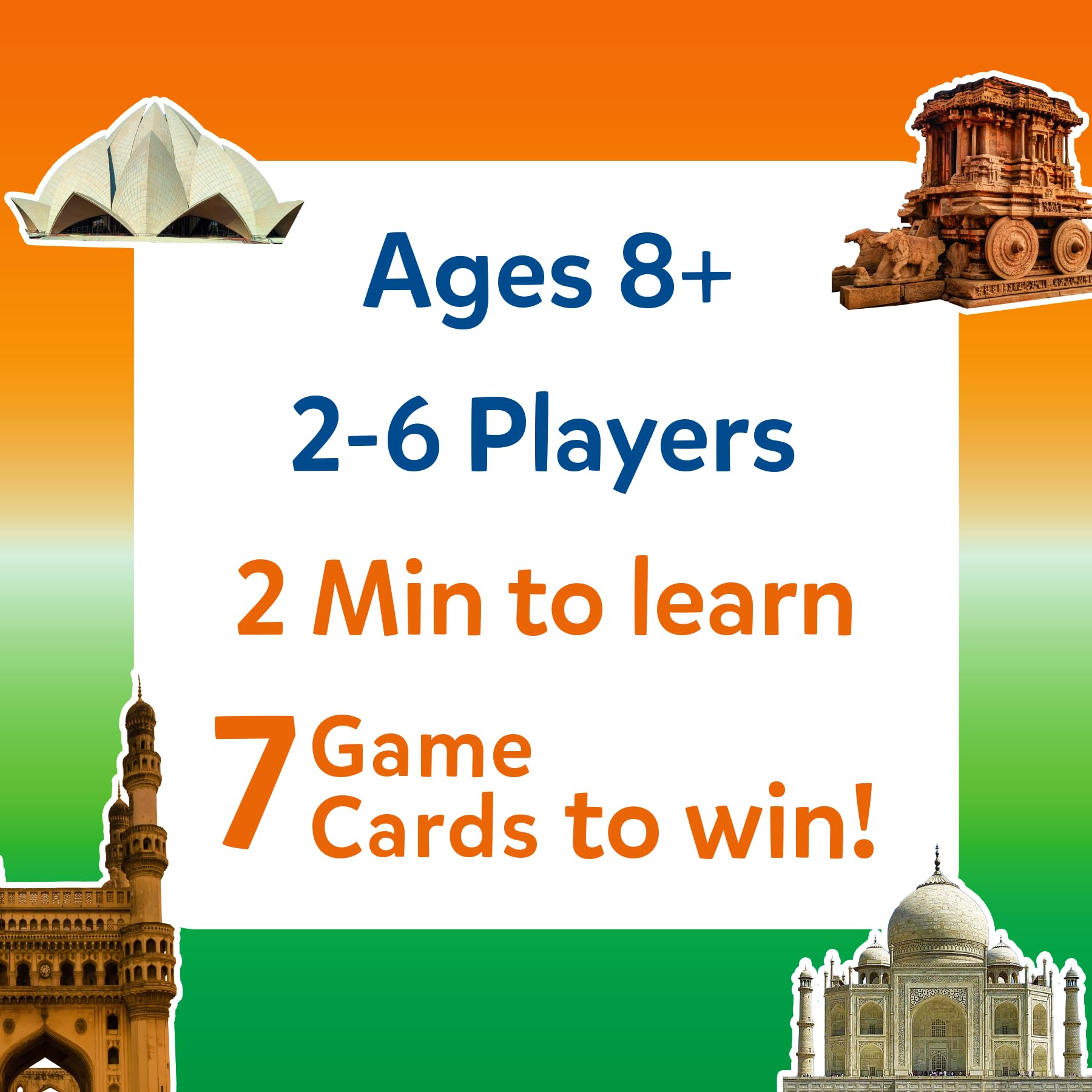 Skillmatics Guess in 10 Wonders of India – Educational Card Game for Kids 4