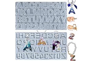 Unveiling the Enchanting Alphabet Molds: Gateway to Resinous Art Creations