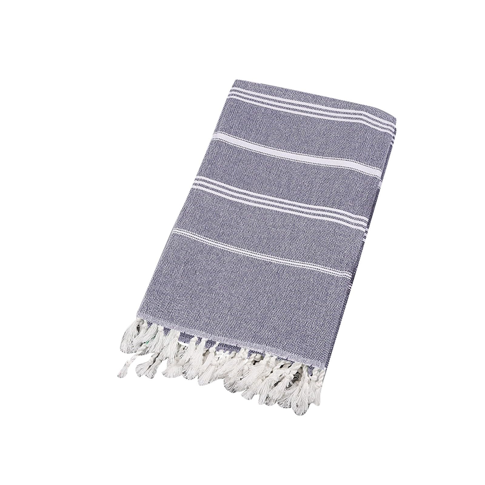 Turkish Beach Towels, 71x39 Inches Oversized Cotton Sand Free Quick Dry Beach Towel for Adults Kids,Lightweight Pool Towel Bathroom Towels,Travel Essentials