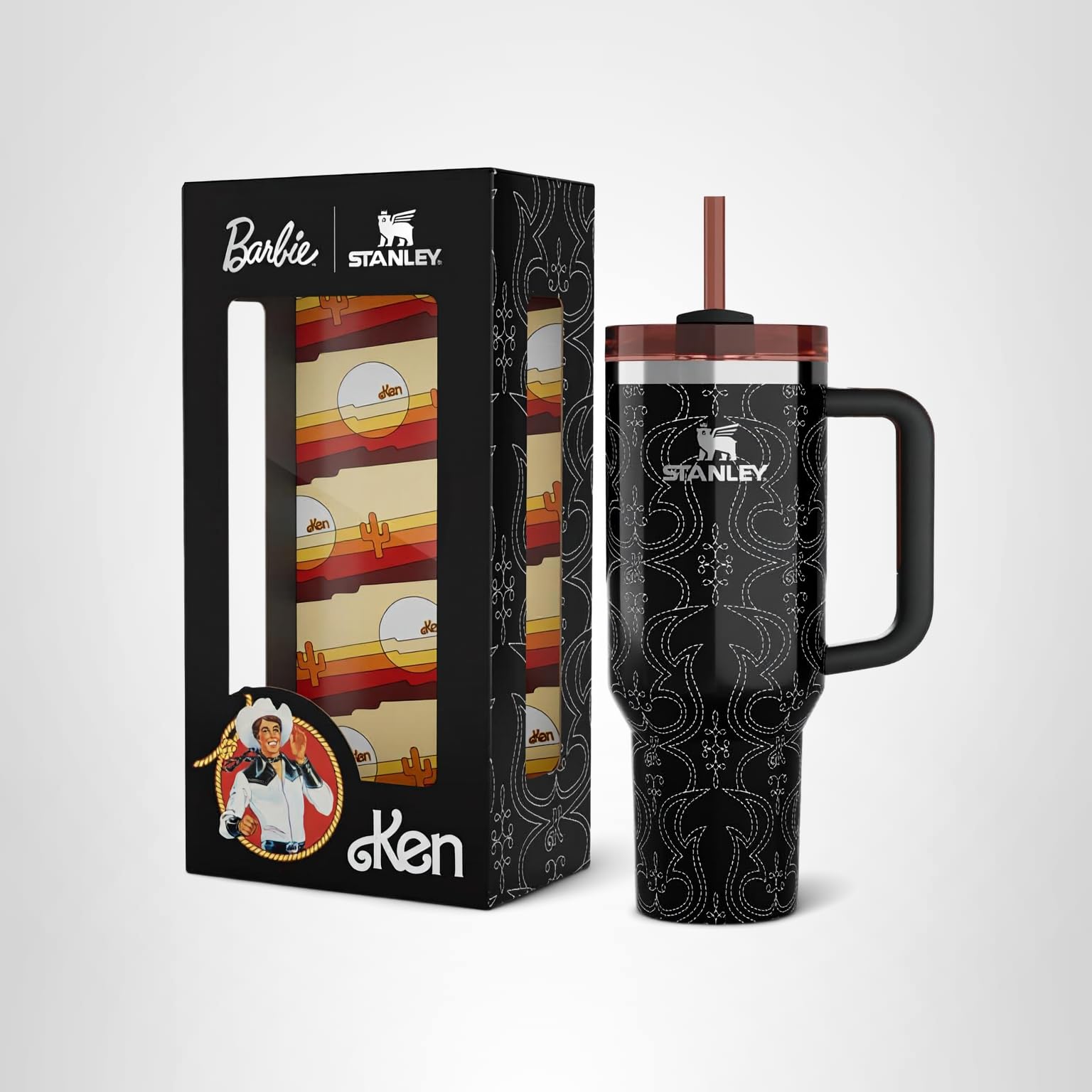 STANLEY x Barbie™ ’70s Superstar Quencher 40 Oz: 80s Western Ken 40 oz