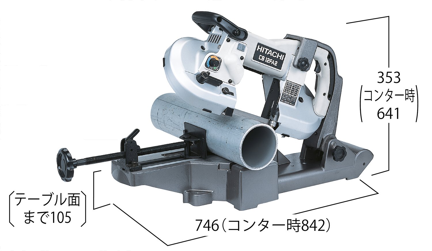 Amazon | HiKOKI(ハイコーキ) ロータリーバンドソー パイプ外径115mm 