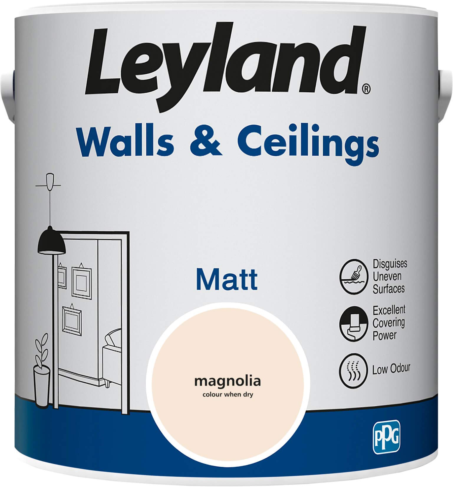 Leyland Magnolia Walls & Ceilings Matt 2.5L
