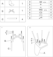 Vista 8 de CangLong Sillas modernas de terciopelo con patas de metal para sala de estar, dormitorio, restaurante, comedor, juego de 4, rosa