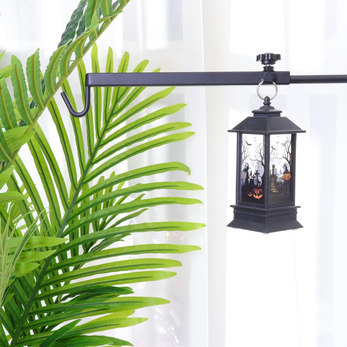 Support de Lampe Chauffante pour Tortue, Pied de Basking Long Taille L | Fer Noir, pour Aquarium et Fish Tank, Convient aux Tortues et Reptiles
