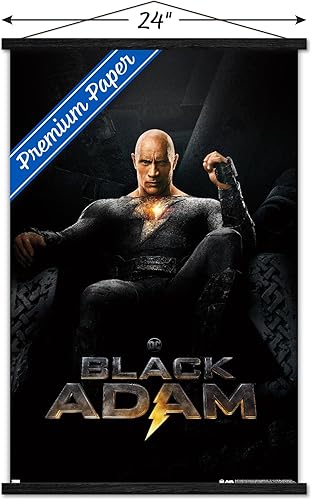 Miniatura 83 de Trends International DC Comics Movie Black Adam - Póster de pared de una hoja Versión enmarcada Barnwood