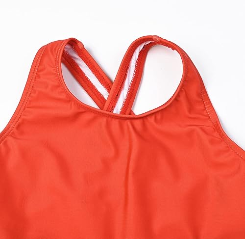 Miniatura 3 de Mirawise Girls Swimsuits Swimwear Bathing Suit Beach Bikini Two Piece Tie Front Swimsiuts 4-13Y