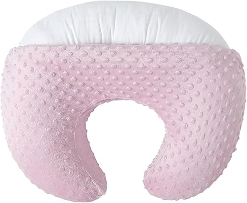 Almohada de lactancia y posicionador para lactancia, almohadas ultrasuaves para lactancia materna para bebés para más apoyo para mamá y bebé, con