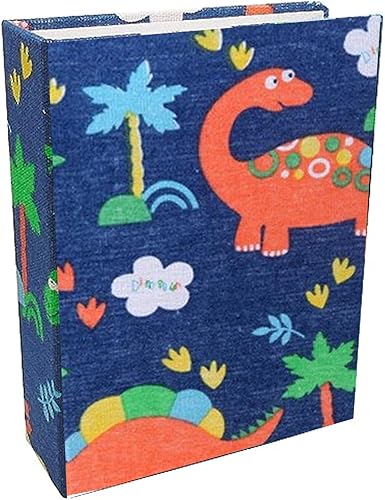 Álbum de fotos de bebé pequeño para niños, 100 bolsillos, 4 x 6 pulgadas, bonita cubierta de dibujos animados, álbum de fotos, libro de recuerdos