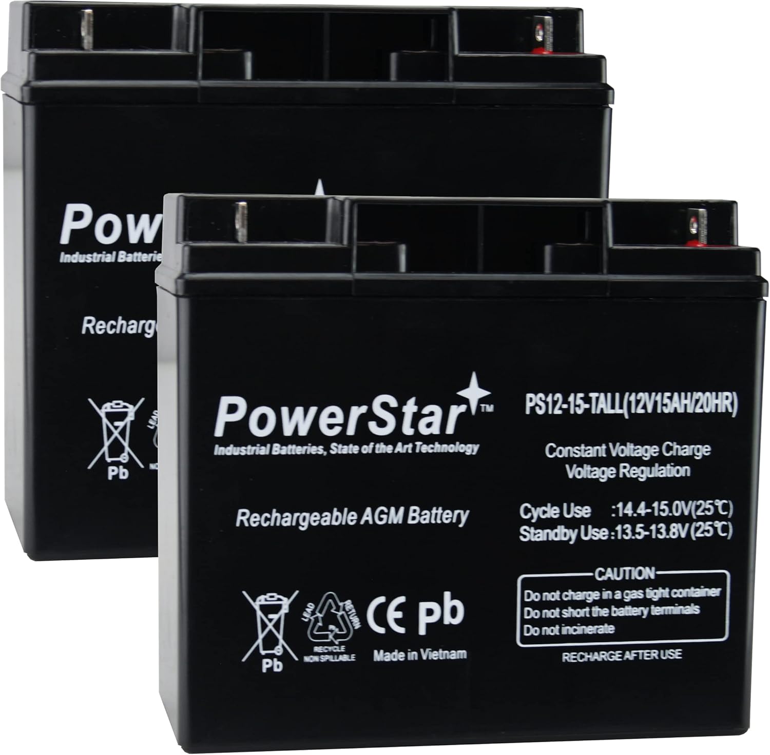 POWERSTAR 2 Pack RBC7 SU1400 SUA1500 SU700 Compatible