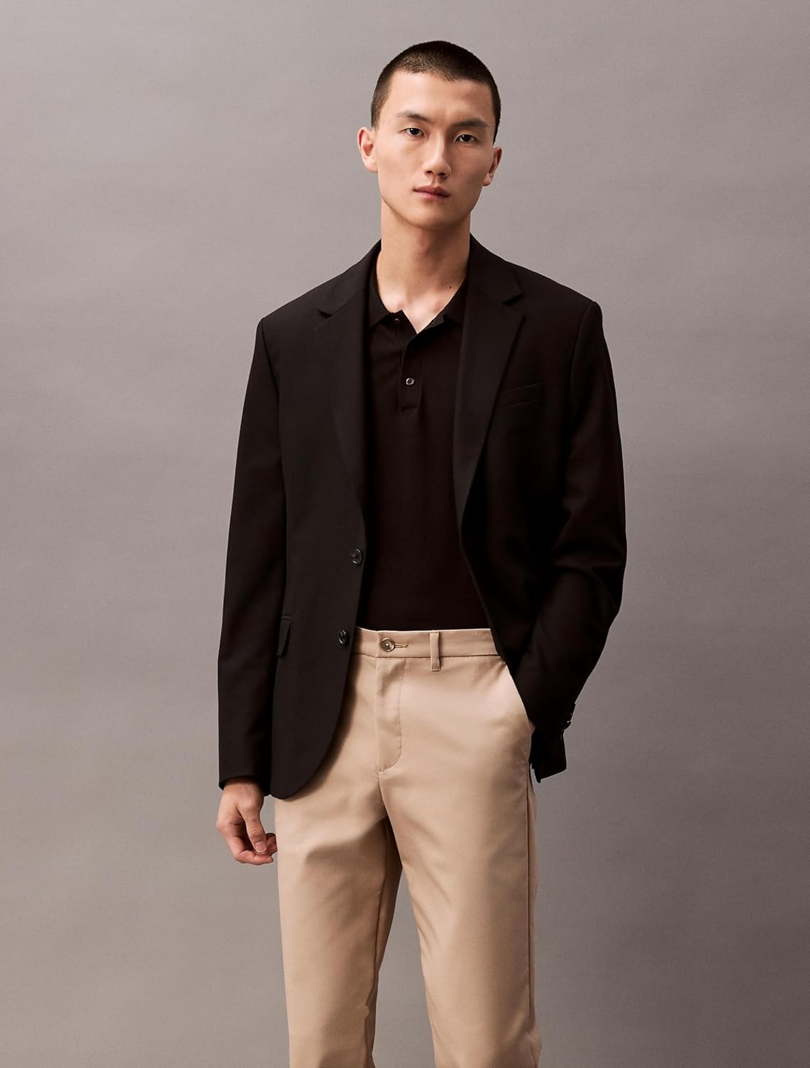 Calvin Klein Mens Modern Stretch Chino Wrinkle Resistant Pants - Image 2