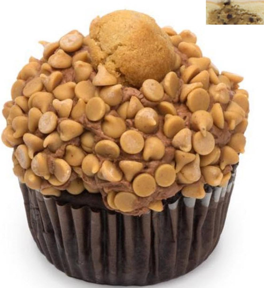 Peanut Butter Cookie Dough Cupcakes Filled Dessert
