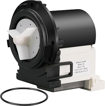 PartsBroz 4681EA2001T Washer Drain Pump for LG WM3170CW WM3270CW WM3670HVA WM3670HWA WM8100HVA WM9000HVA WM3470HVA WM4270HVA WM4370HKA WM8000HVA WM2016CW WM3370HVA WM3370HWA WM3570HVA WM2487HRMA