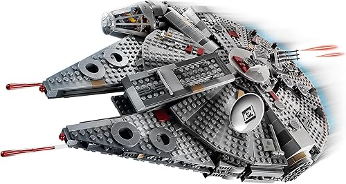 LEGO Star Wars Faucon Millenium Maquette à Construire pour Adolescents et Adultes Fans de la Saga - Inclut Les Figurines Finn, Chewbacca, Lando, C-3PO, R2-D2 - Modélisme à Collectionner 75257 - 5