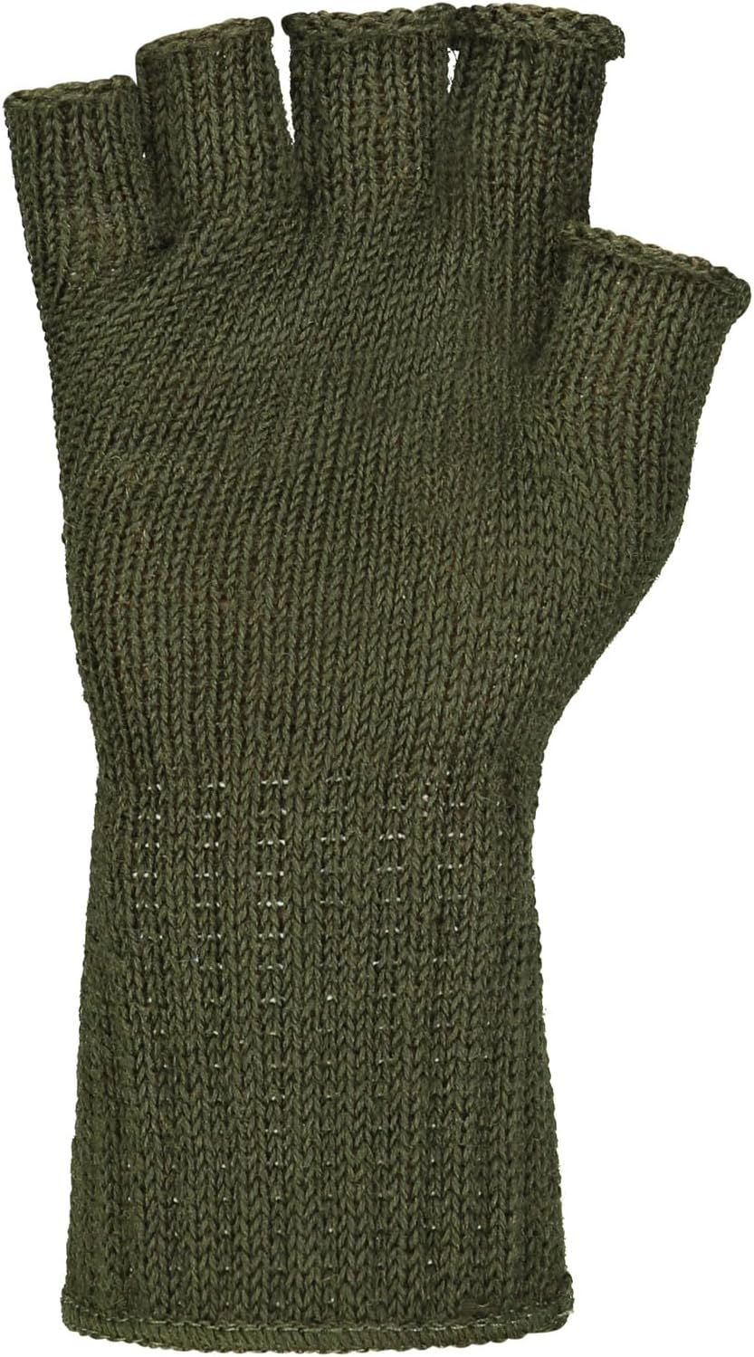 M MCGUIRE GEAR GI Wool Fingerless Gloves, Half Finger Outdoor Tactical Glove Insert - Ski Glove Insert Made in USA - Image 4