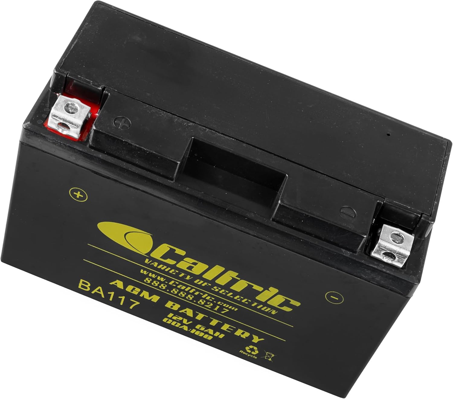 Caltric AGM Battery Compatible with Yamaha TT-R250 1999 2000 2001-2006 / SMAX XC155LR 2020