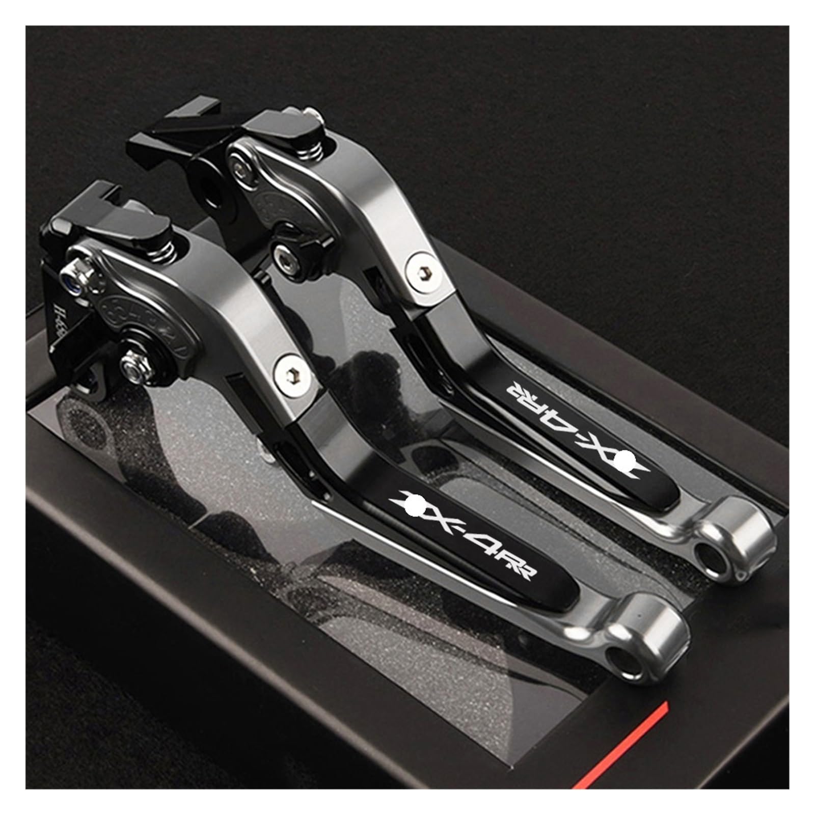 KTEBNWOSD for Kawa&saki ZX4R ZX4RR ZX25R ZX 4R 4RR 25R ZX-4R ZX-4RR ZX-25R CNC Motocycle Brake Clutch Lever Adjustable Folding Handle Brake Clutchs Levers