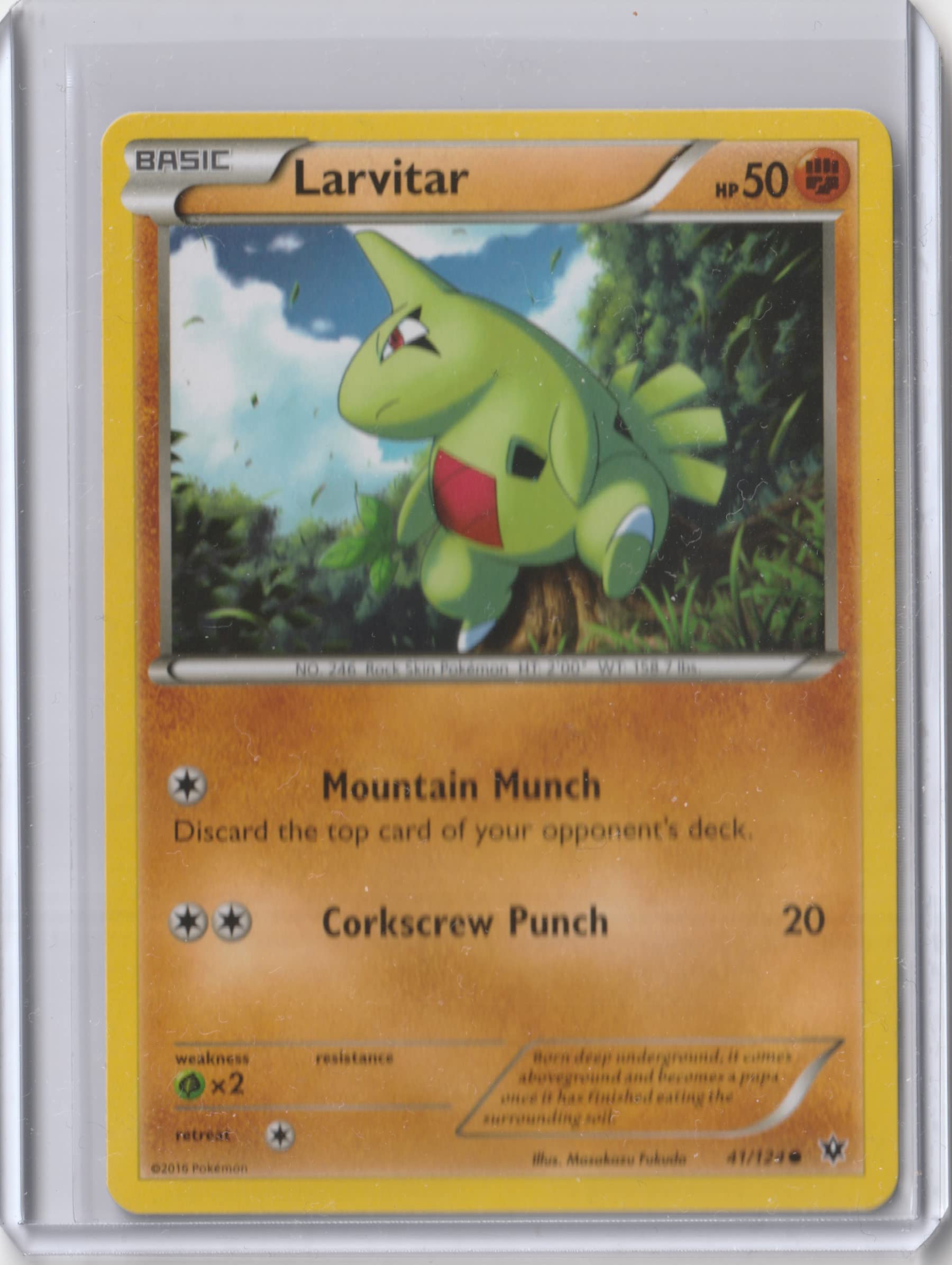 Amazon.com: Pokemon - Larvitar (41/124) - XY Fates Collide : Toys