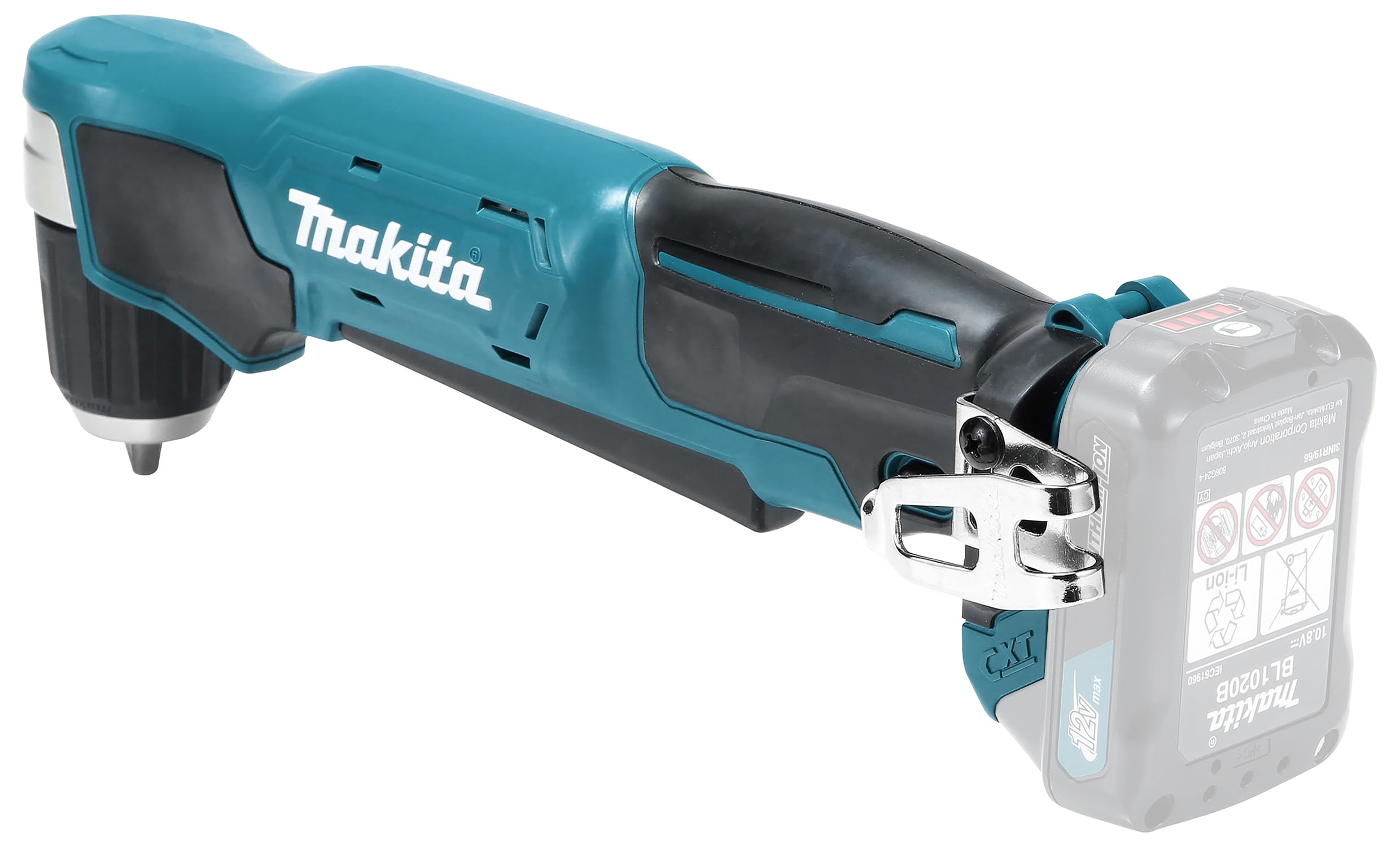 Makita Taladro angular inalámbrico DA333DZ sin batería/cargador, 140 W, 10, 8 V | 10 mm (3/8")