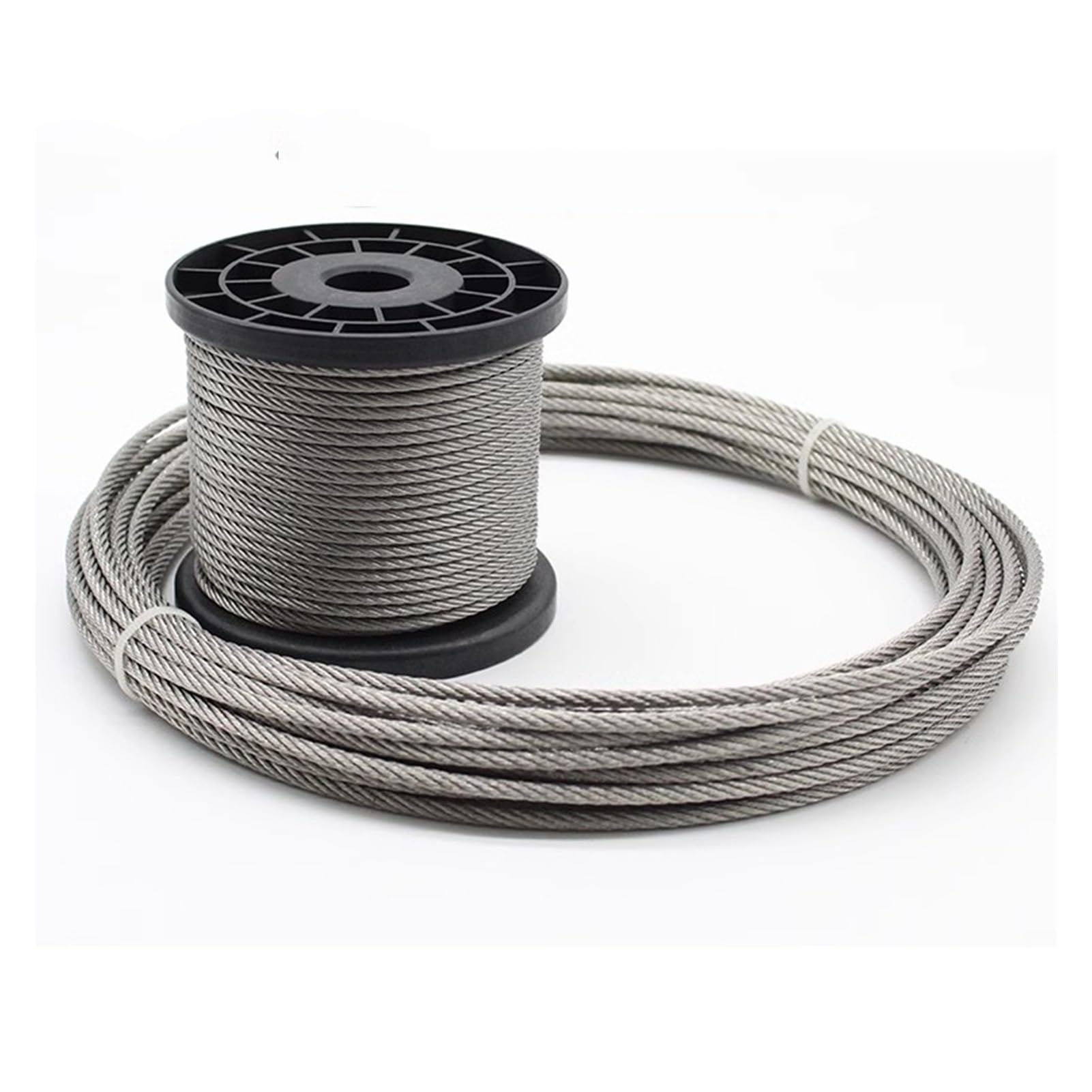 VXHCS Fune Accessori della Maglia del Cavo Metallico di 2mm, Anima del Filo 7x7, Fune Metallica in Acciaio Inossidabile 304 per Asciugare I Vestiti All'aperto(600m)