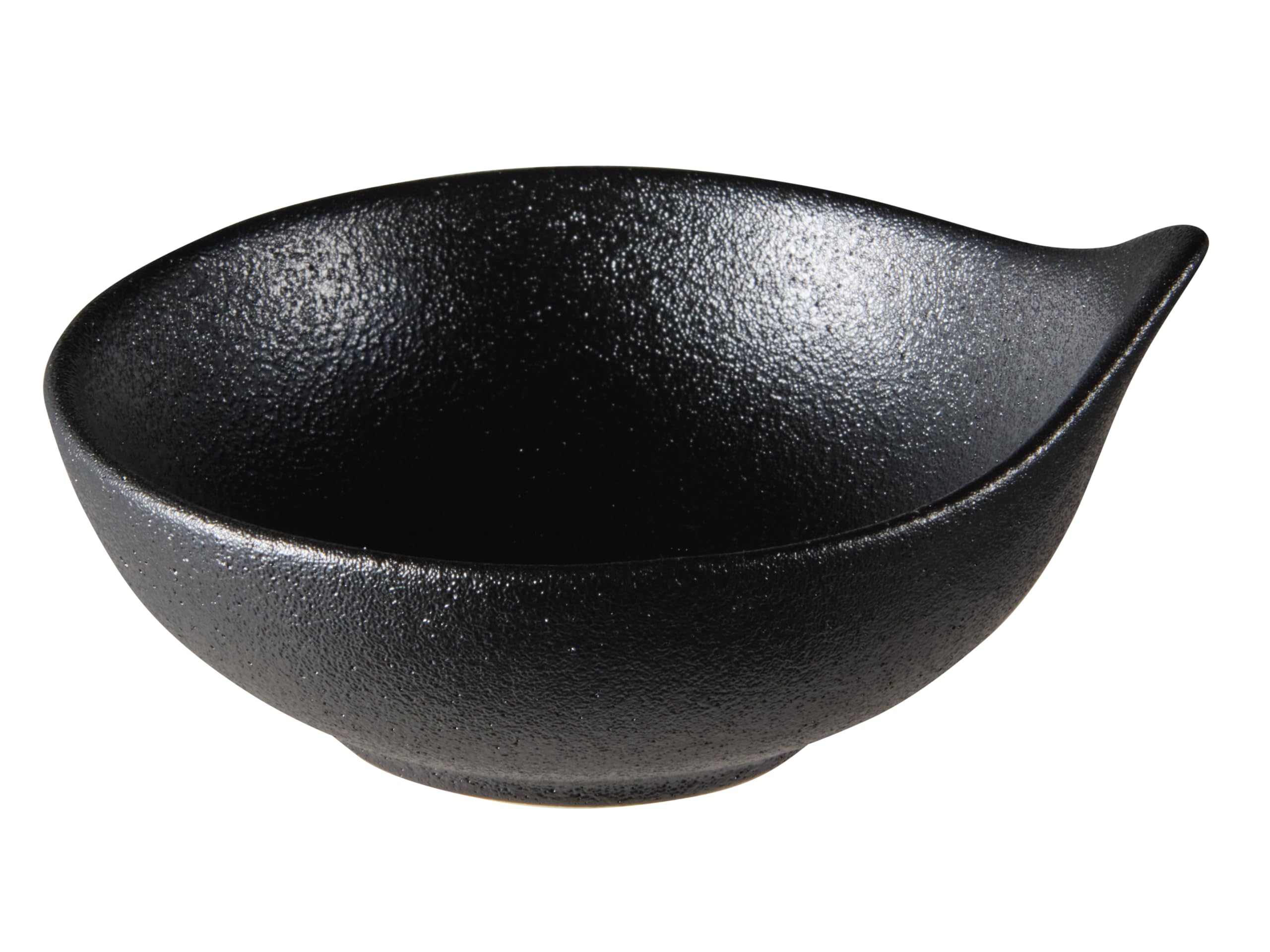 Maxwell & Williams Caviar Handled Sauce Bowl, Black, 10 x 4.5 cm Size (Set of 12)