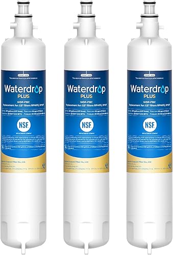 Miniatura 11 de Waterdrop Plus WDP-F19C Reemplazo para filtro de agua de refrigerador GE® RPWFE®, RPWF (con CHIP) NSF 401, compatible con WSG-4, GFE28GBLTS