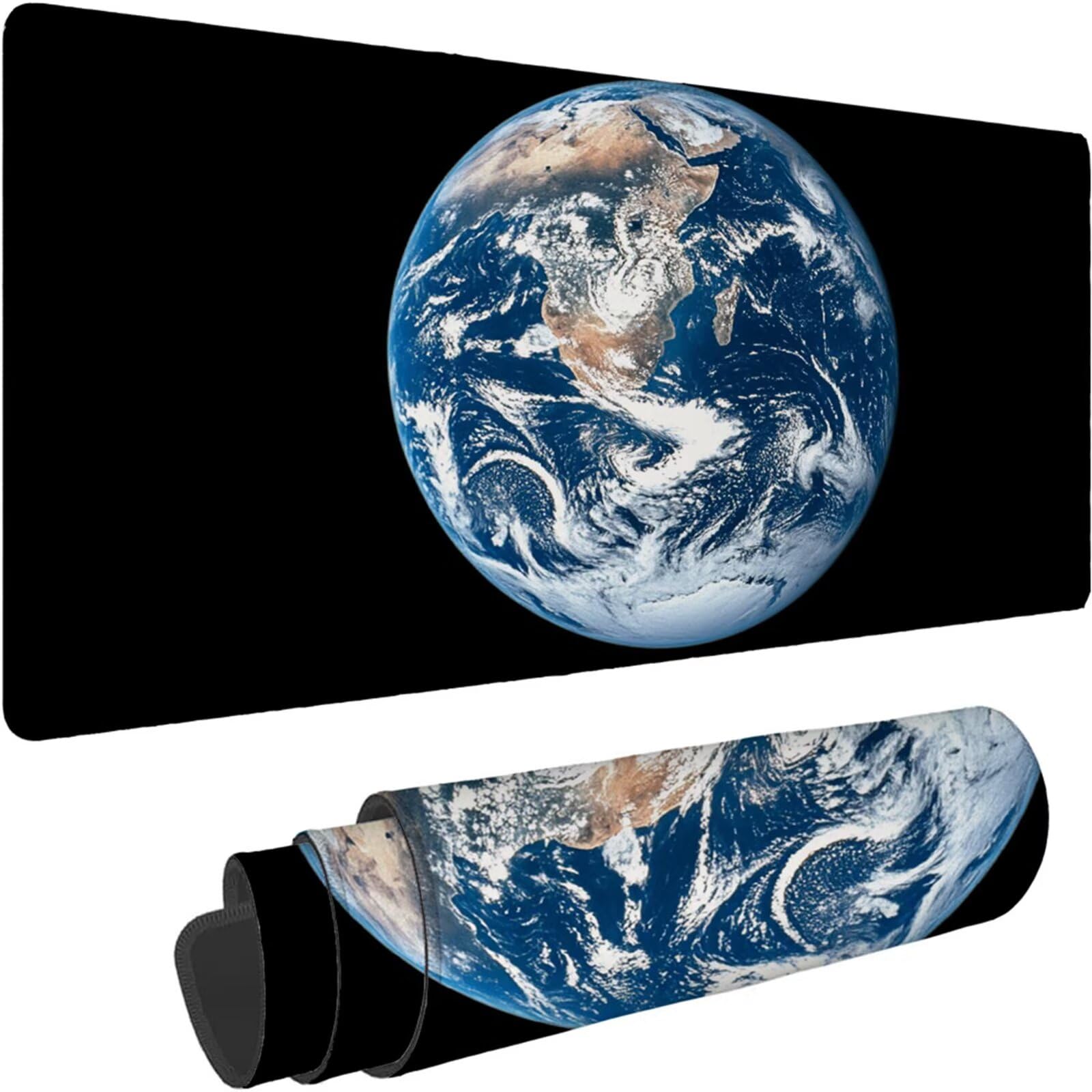 Gamingowa podkładka pod mysz 1200 x 600 x 3 mm, XXL, wodoszczelna, odporna na ścieranie, z przyszytymi krawędziami, czarna, podkładka na biurko, poprawia prędkość i precyzję pod laptopa, komputera