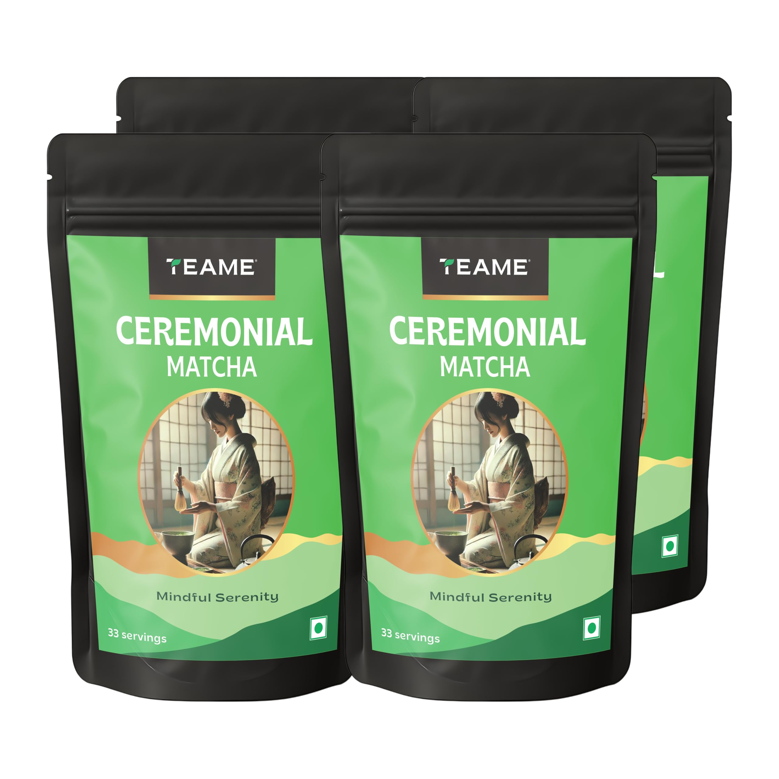 TE-A-ME - Ceremonial Matcha Tea | 200g (132 Servings) | 100% Pure Super Premium Grade | Japanese Ceremonial Matcha Green Tea Powder | 100% Pure & Authentic | Japanese Superfood