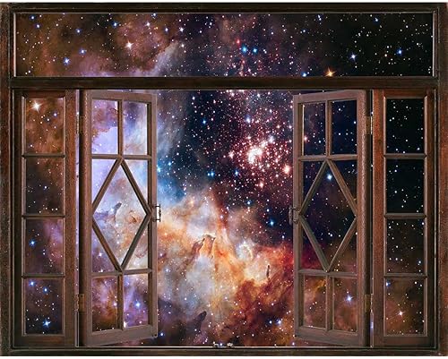 Miniatura 10 de Pegatinas de vista al mar para Pared De Cuarto, marco de ventana, con citas para despegar y pegar, mural de puerta de baño (43.3 pulgadas de ancho x