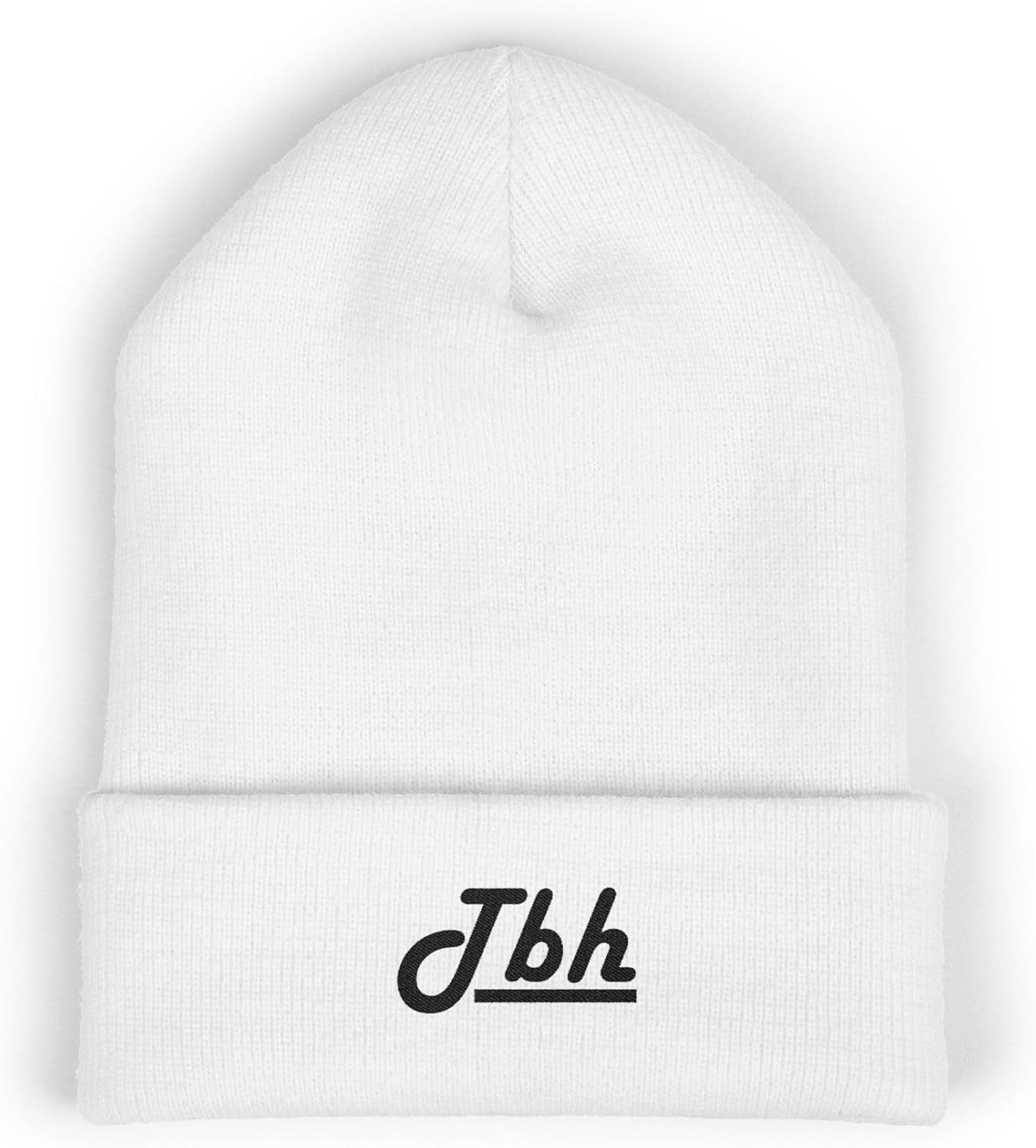 Premium Classic Cuffed Beanie Hat Gift with Tbh Embroidery Message
